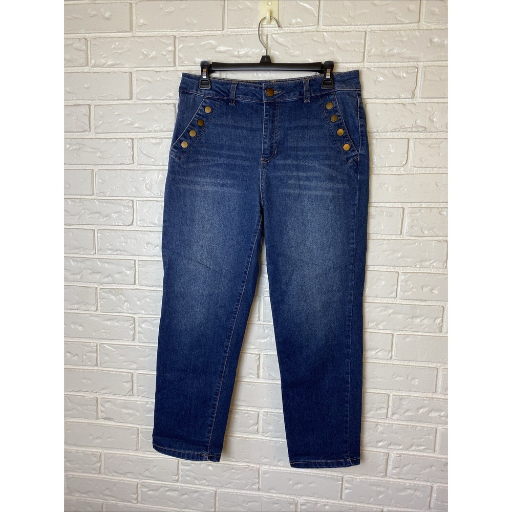 d. jeans Women's Size 8 Snap Front Pockets